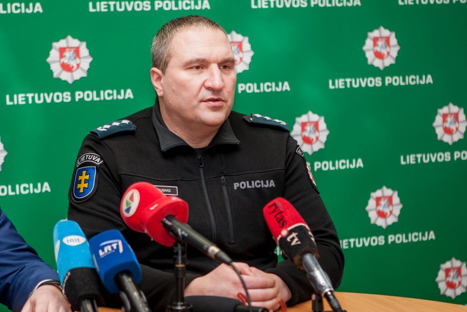 Kauno policijos vadovas D. Žukauskas nušalinamas nuo pareigų