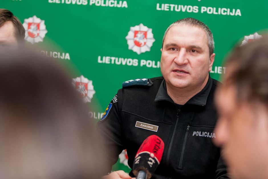 Kauno policijos vadovas D. Žukauskas nušalinamas nuo pareigų