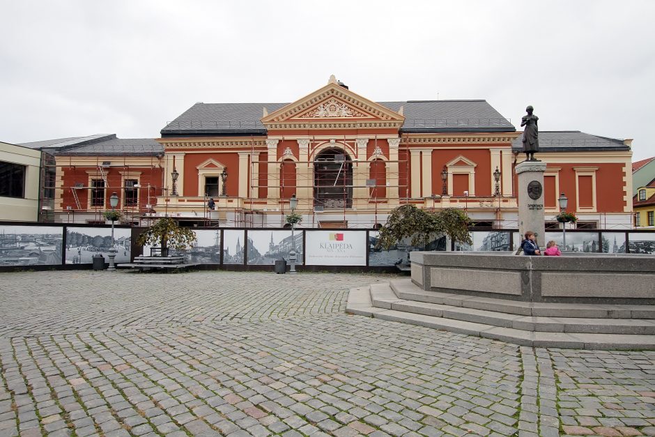 Klaipėdos dramos teatrui - šansas laiku baigti pastato restauraciją