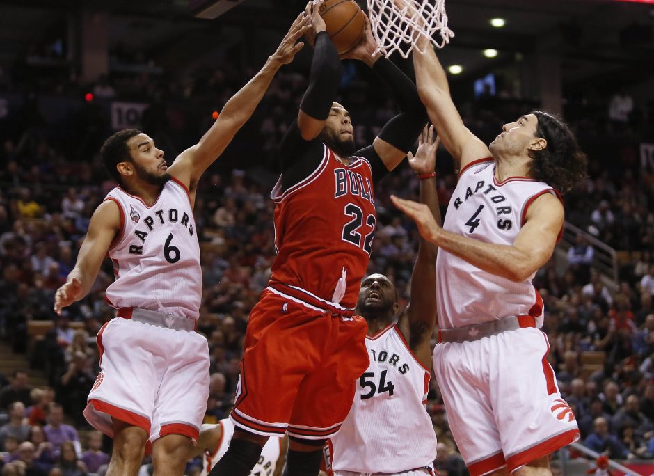 Toronto „Raptors“ ekipa pralaimėjo „Bulls“ krepšininkams