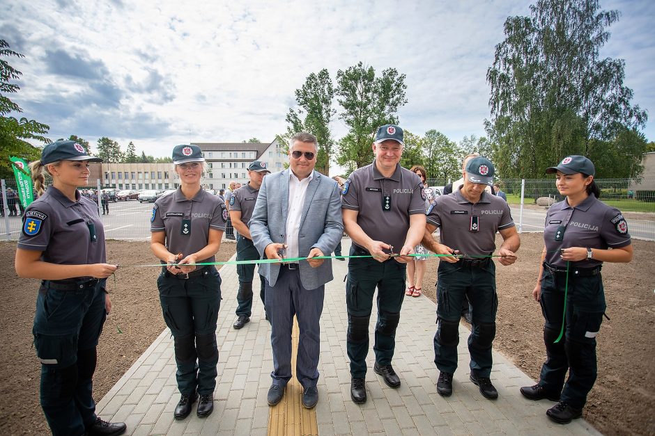 Klaipėdos rajono policijos pareigūnai įsikūrė naujajame pastate