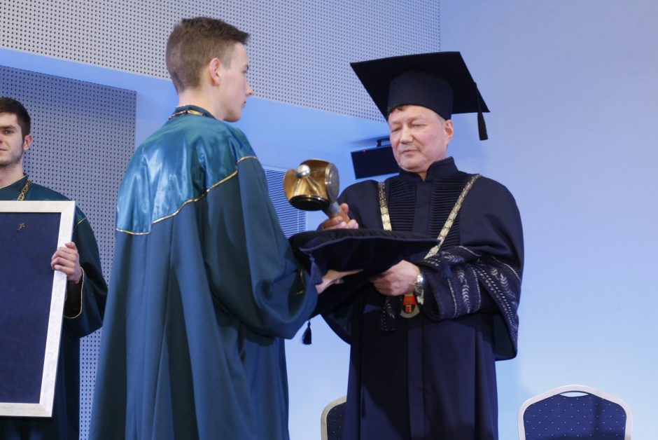 Universiteto rektoriaus inauguracijoje – dėmesys Klaipėdai