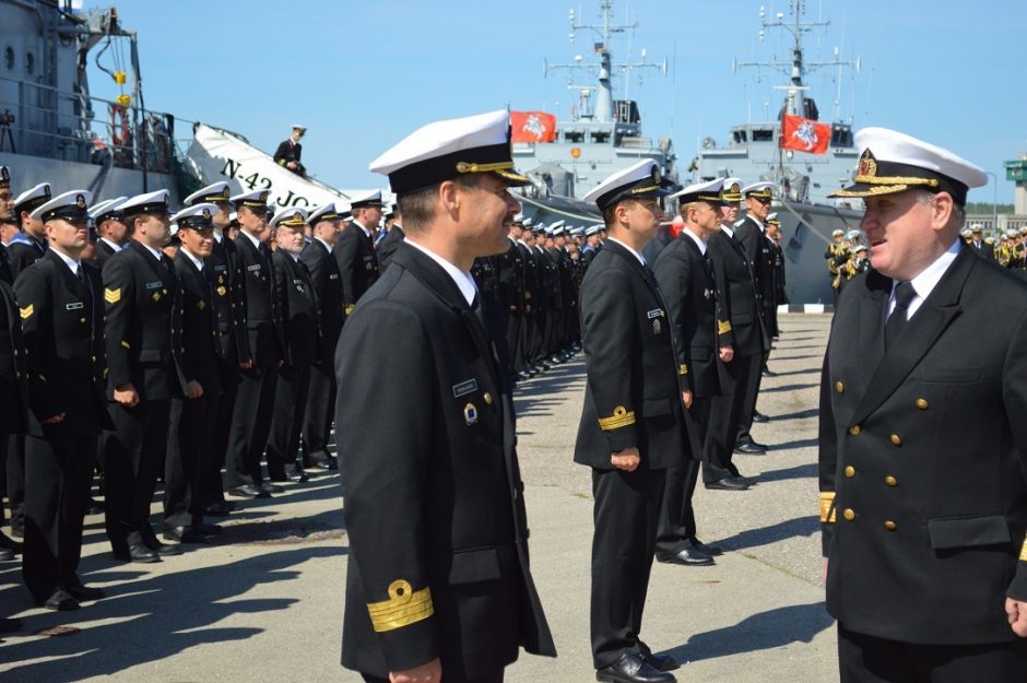 Į atsargą išleistas flotilės admirolas K. Macijauskas