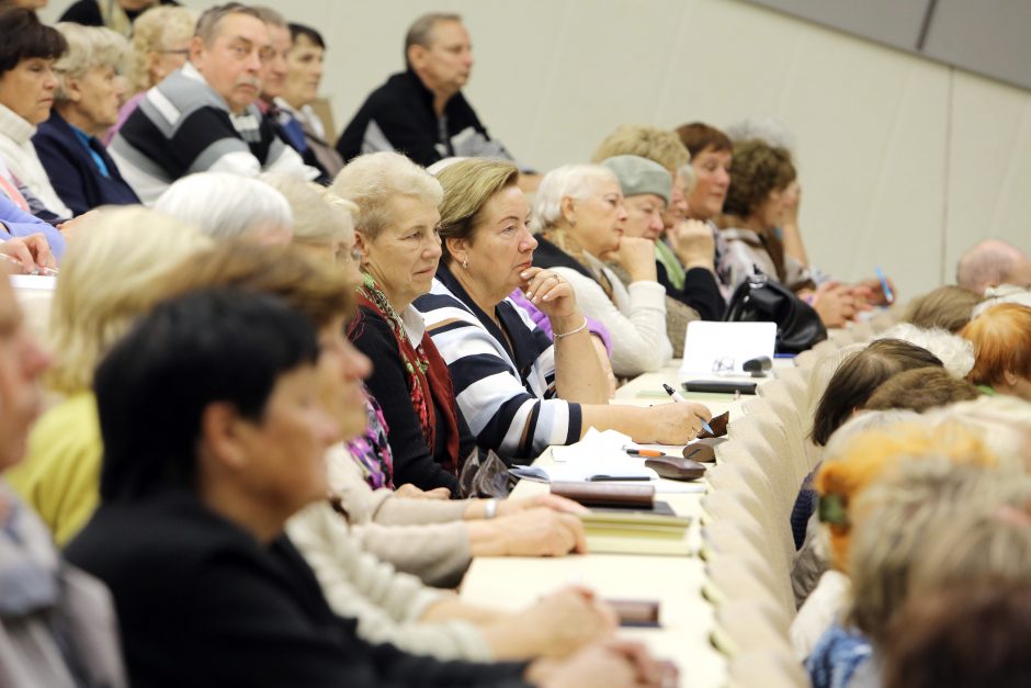 Trečiojo amžiaus universitete – dvigubai daugiau senjorų nei pernai