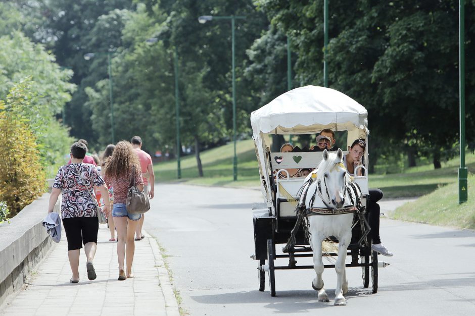 Smiltynėje siūlė pavojingas pramogas