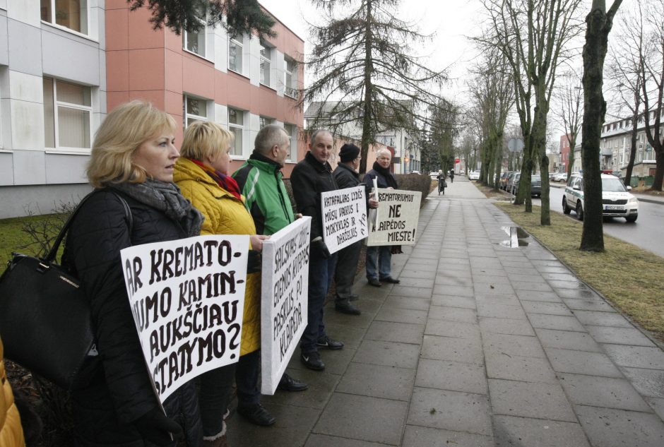 Miesto centre kremuos velionius?