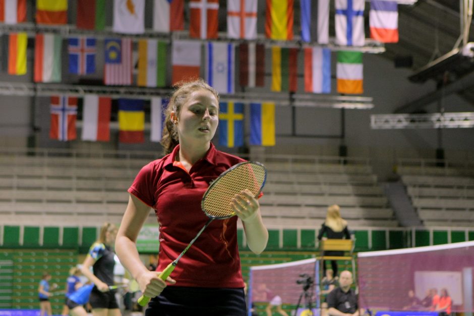 Badmintonininkė V. Fomkinaitė Europos žaidynėse lieka be pergalių