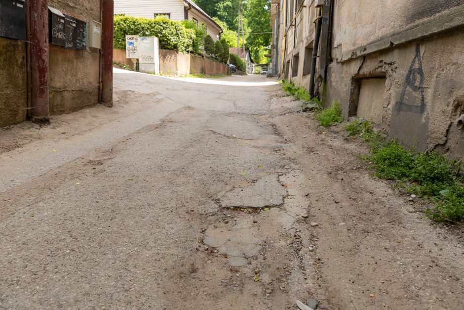 Aušros tako laiptai vėl atviri pėstiesiems