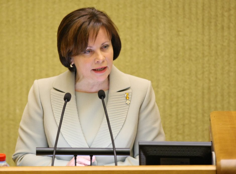 R. Juknevičienė: V. Putinas turi patį galingiausią ginklą