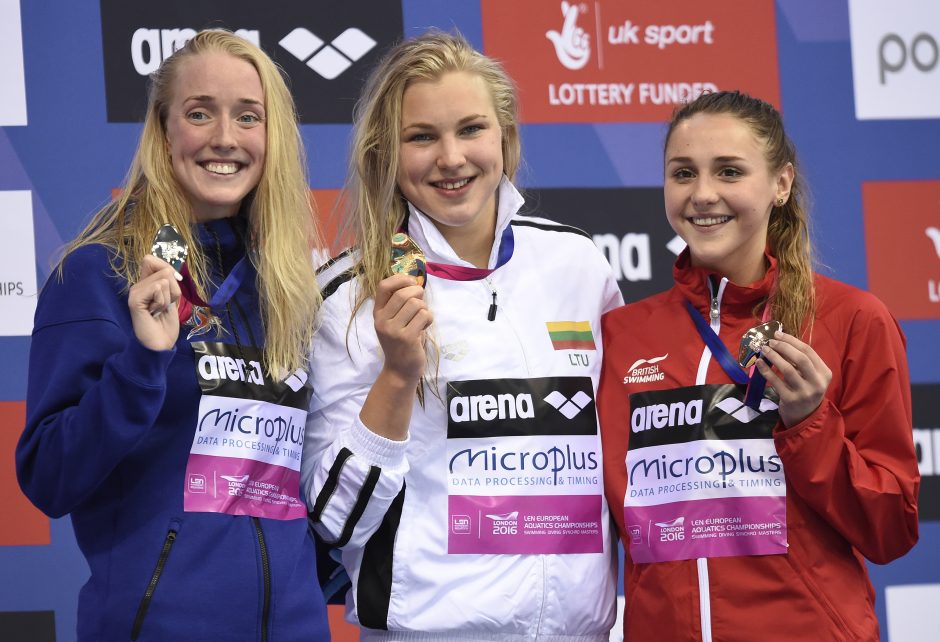R. Meilutytei – Europos plaukimo čempionato aukso medalis!