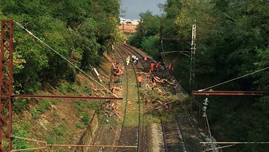 Pietų Prancūzijoje per traukinio avariją sužaloti 8 žmonės