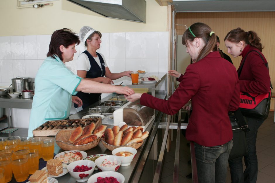 Koks maistas valgyklose turi būti patiekiamas moksleiviams?