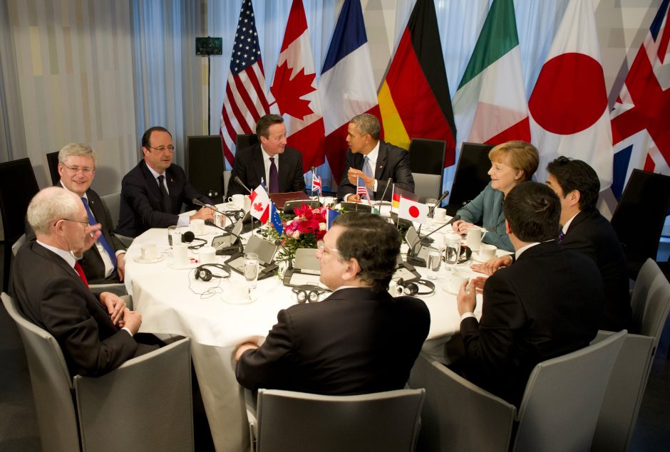 Vietoj G-8 susitikimo Sočyje – G-7 susitikimas Briuselyje