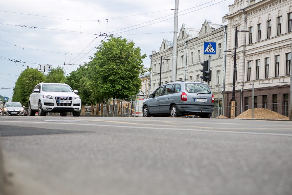 Prasideda darbai vienoje pagrindinių Kauno sankryžų: vairuotojams prireiks kantrybės