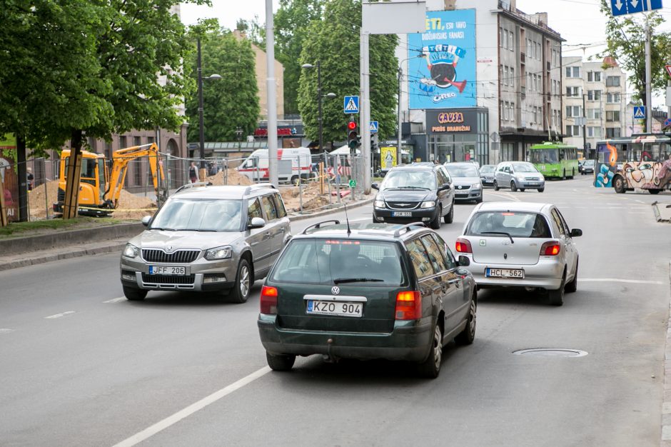 Prasideda darbai vienoje pagrindinių Kauno sankryžų: vairuotojams prireiks kantrybės