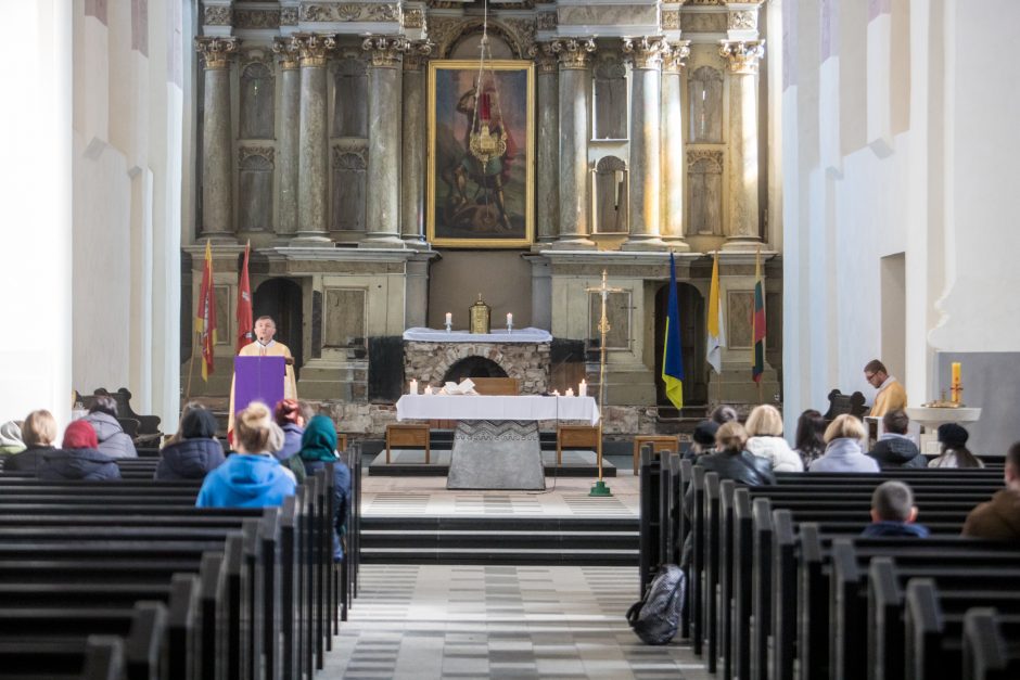 Šv. Jurgio bažnyčioje – maldos ukrainiečių kalba 