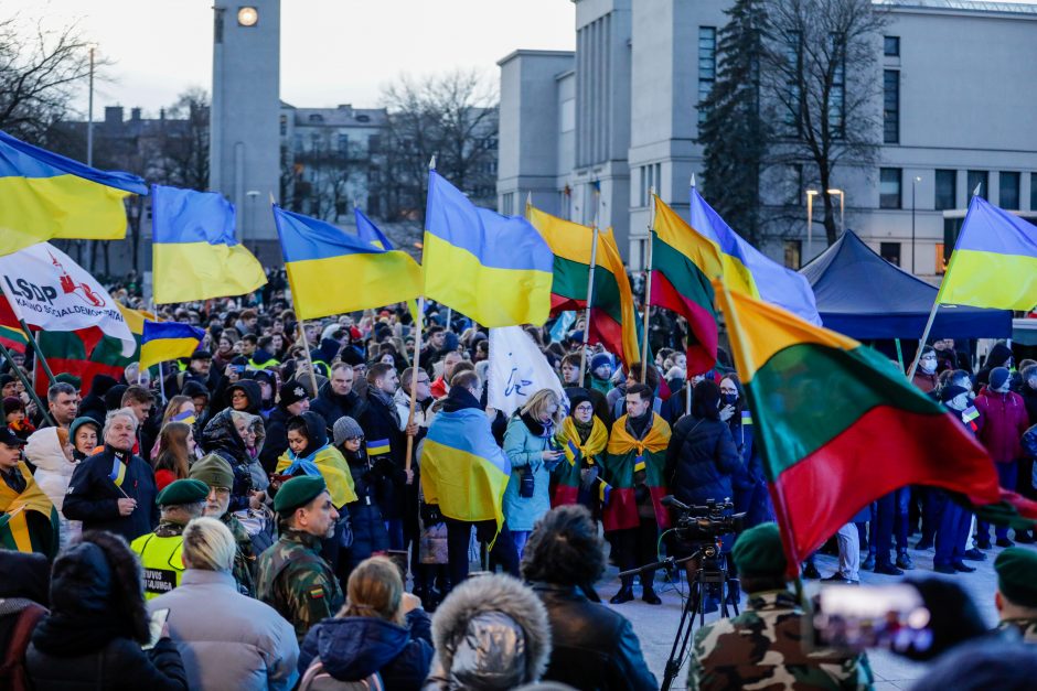 Lietuvos vadovai: karas Ukrainoje parodo mums laisvės svarbą