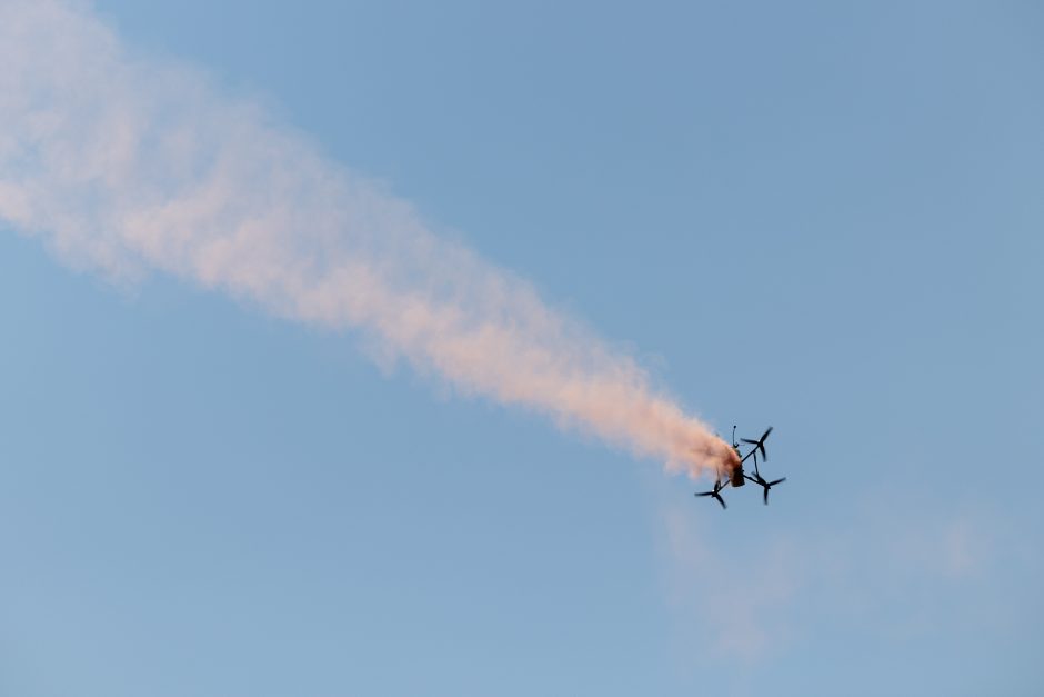 Ukrainoje bandymus įvykdę Lietuvos gamintojų dronai bus siunčiami kariaujančiai šaliai