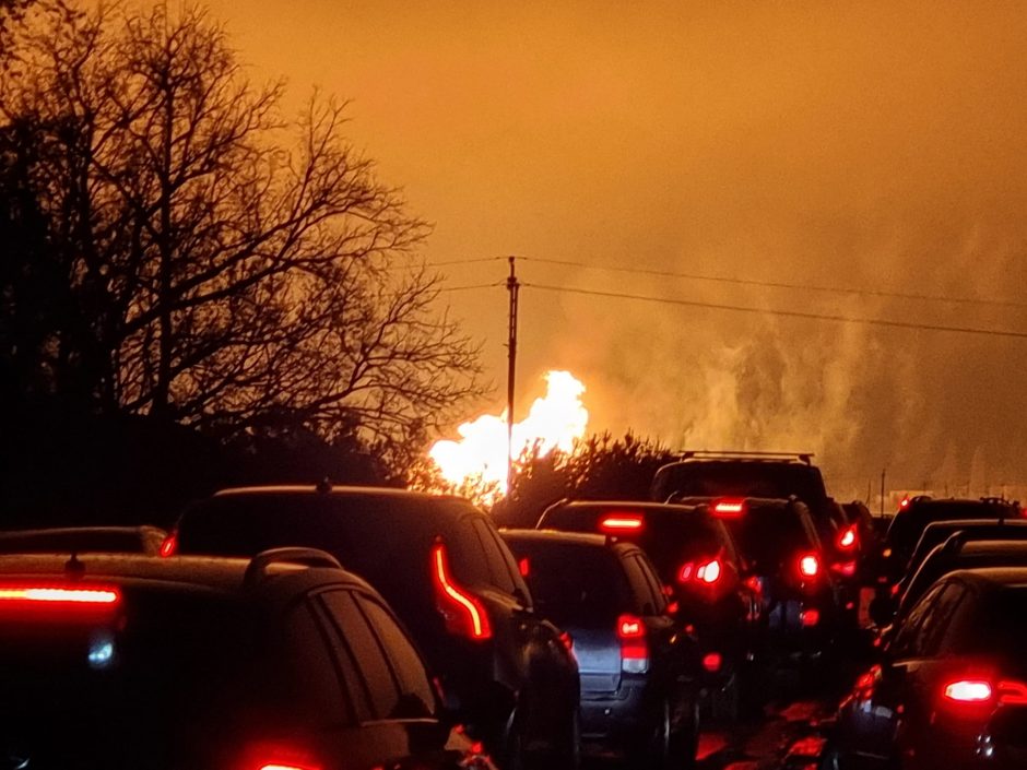Policija po dujotiekio sprogimo Pasvalio rajone pradėjo tyrimą
