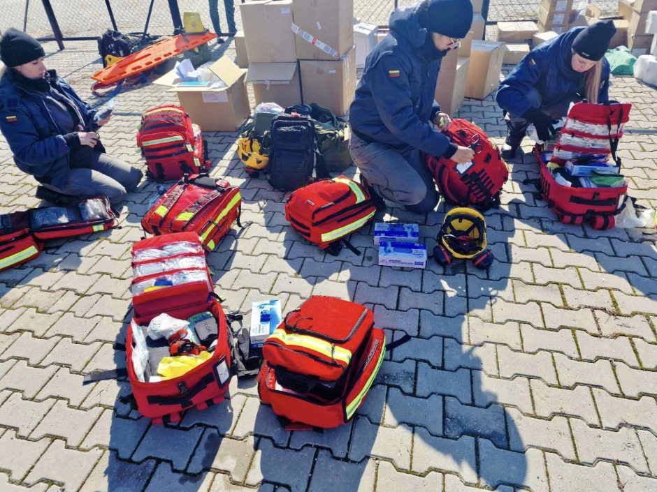 Kauno medikai – jau Turkijoje: padės nuo žemės drebėjimo nukentėjusiems žmonėms