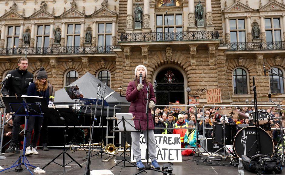 16-metė Švedijos klimato aktyvistė – kandidatė Nobelio taikos premijai gauti