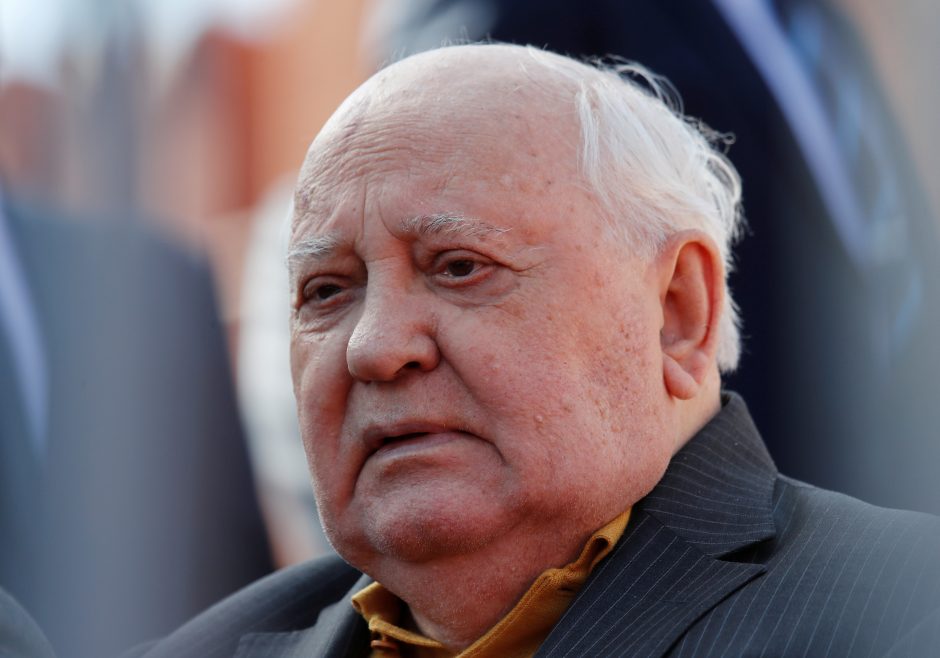 M. Gorbačiovas: už ginklų kontrolę turi kovoti visų šalių pilietinė visuomenė