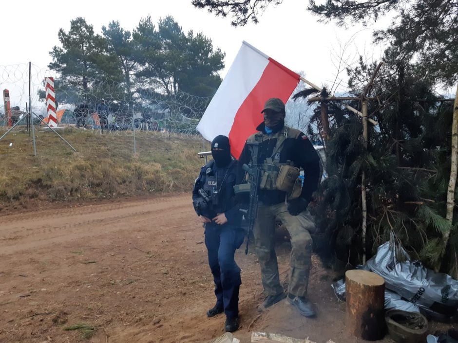 Migrantų grupė kirto Lenkijos ir Baltarusijos sieną