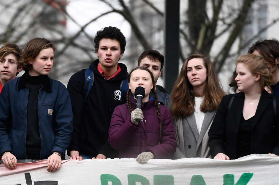 16-metė Švedijos klimato aktyvistė – kandidatė Nobelio taikos premijai gauti