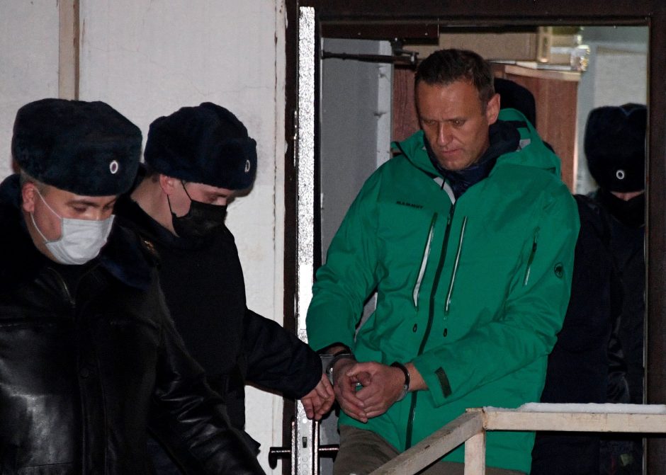 Maskvos teismas atidėjo A. Navalnui iškeltos bylos nagrinėjimą