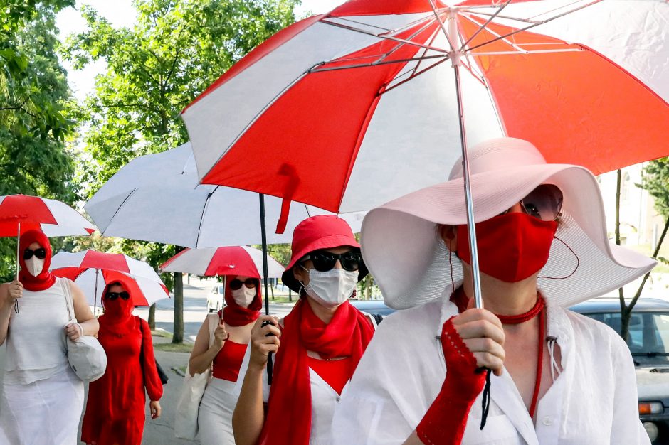 Protestų Baltarusijoje metinės: maišto kibirkštys neužgeso