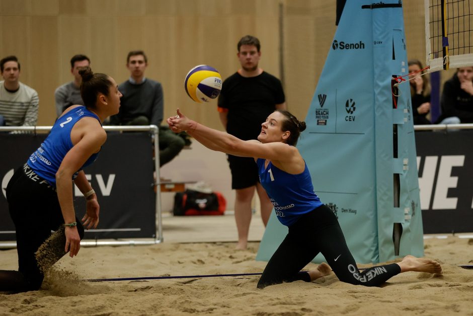 Seserys Grudzinskaitės „Pro Beach Tour“ turnyre Hagoje iškopė į pagrindines varžybas