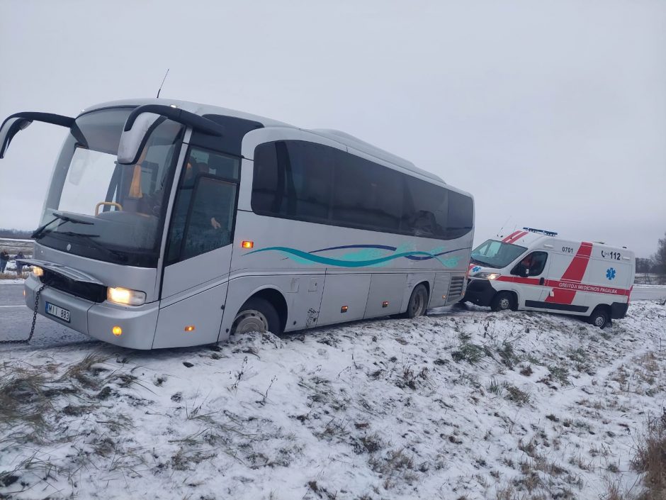 Dėl eismo sąlygų – perspėjimai