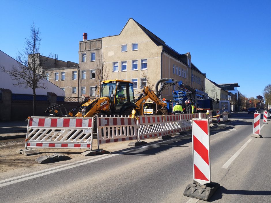 Vandentiekio avarijos vietoje – baigiamieji darbai