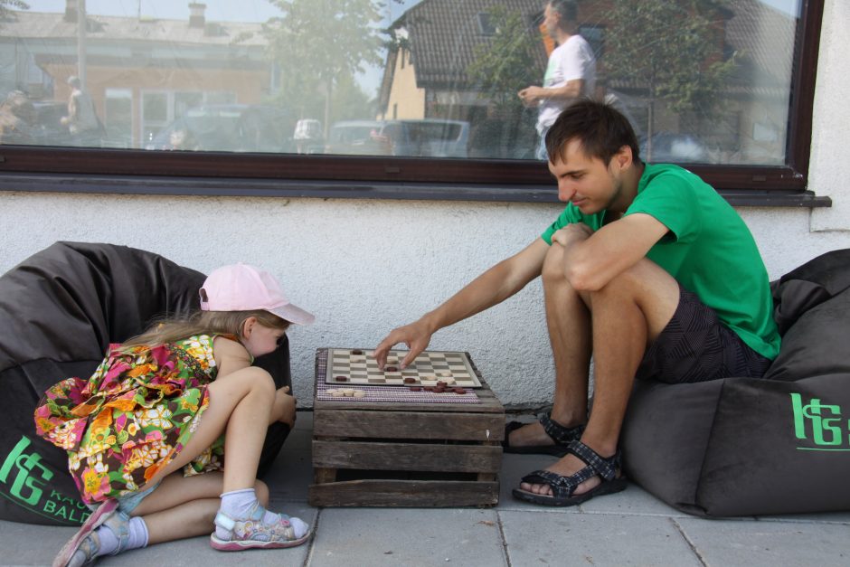 Žaliakalnio bendruomenė būrėsi stalo žaidimams ir pašnekesiams