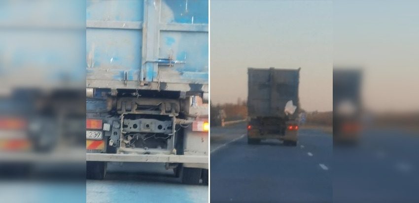 Prapliupo šiukšlių lietus: iš sunkvežimio byrėjo ant kelio ir kitų automobilių