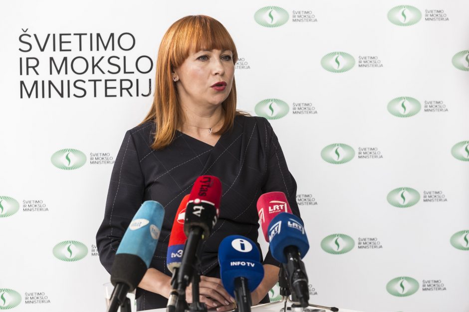 Pristatydama švietimo naujoves ministrė įvardijo ir didžiausius skaudulius