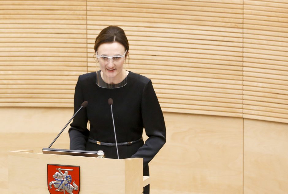 V. Čmilytė-Nielsen: prezidento sprendimas dėl ministrų nenustebino