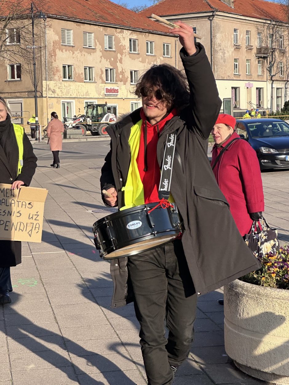 Uostamiesčio gatvėse – studentų eisena