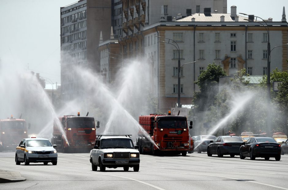 Rusijos miestus apėmė rekordinė birželio karščių banga