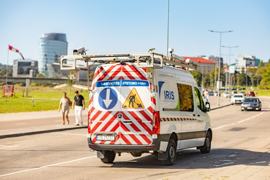 Vilniuje vėl bus skenuojamos gatvių dangos, siekiant įvertinti jų nusidevėjimą