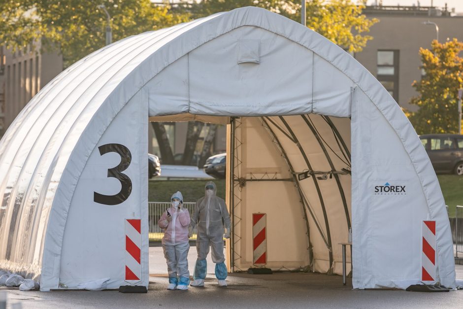 Vilniuje mobiliajame punkte didinamos koronaviruso testavimo apimtys