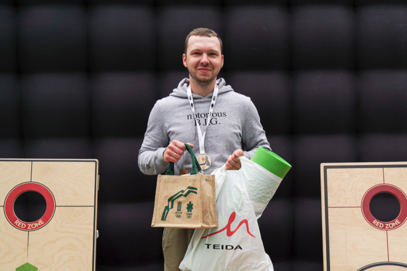Tarp kukurūzinio turnyro Panevėžyje prizininkų – daugkartinis Lietuvos petankės čempionas