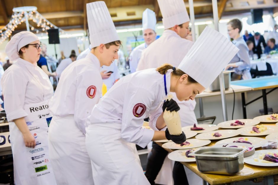 Baltijos šalių virėjų čempionate lietuviai iškovojo du prizus