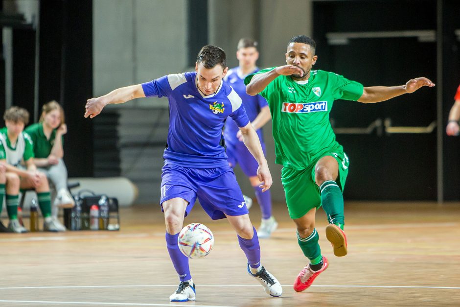 Lietuvos futsalo A lygos finalas: „K. Žalgiris“ – „Vikingai“ 2:1