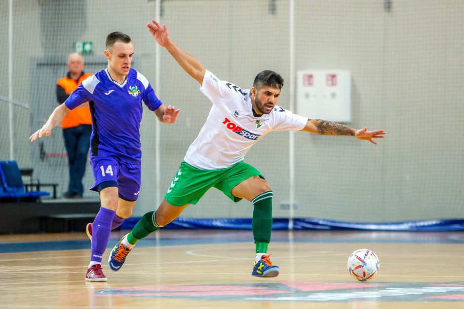 Lietuvos futsalo A lygos finalas: „Vikingai“ – „K. Žalgiris“ 2:5
