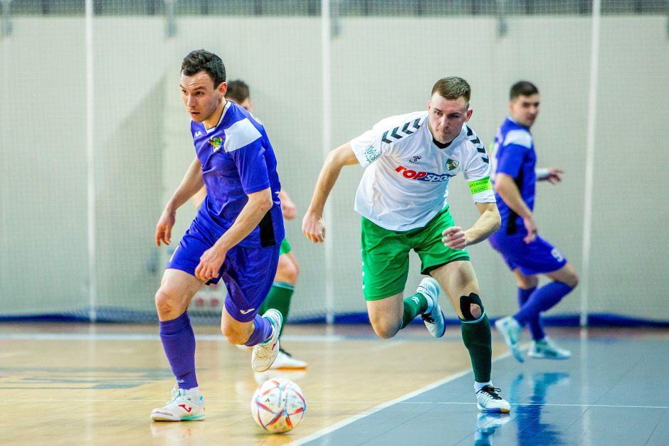 Lietuvos futsalo A lygos finalas: „Vikingai“ – „K. Žalgiris“ 2:5