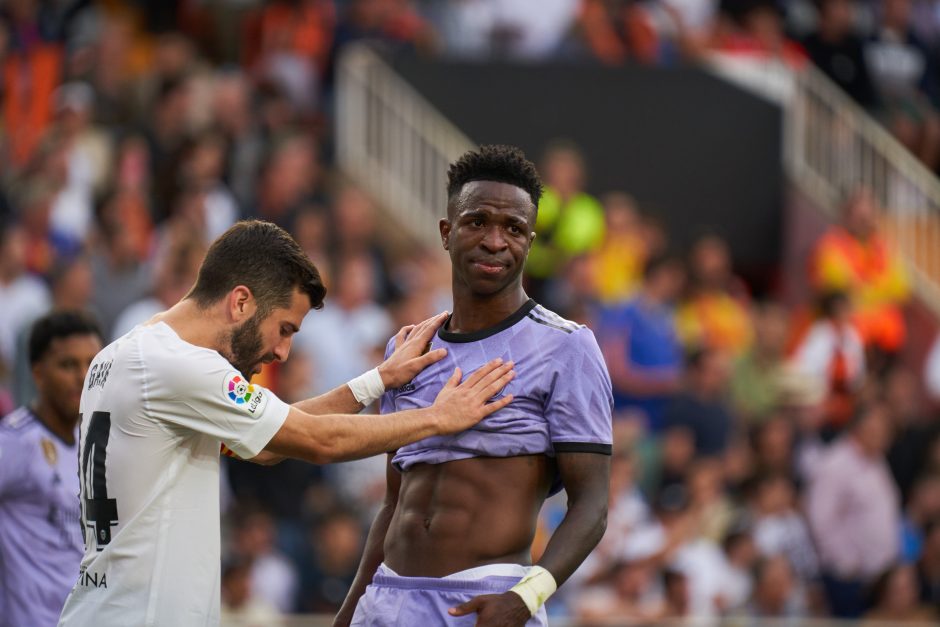 Madrido „Real“ dėl Viniciuso patirto rasistinio išpuolio pateikė oficialų skundą