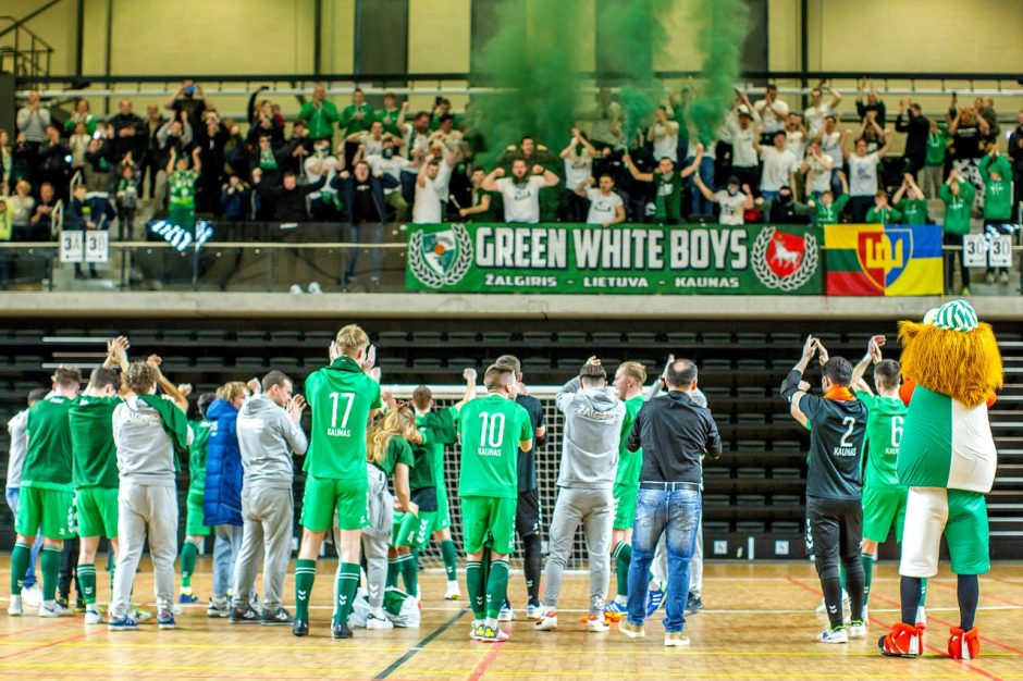 „Kauno Žalgirio“ futsal kapitonas J. Zagurskas: būti tokios komandos lyderiu yra didelė garbė