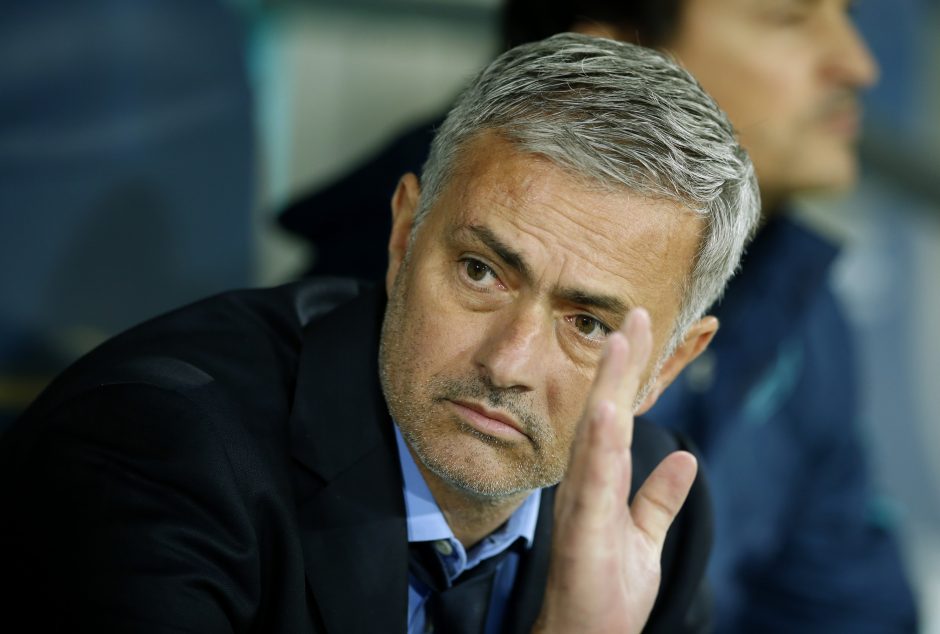 Kantrybė trūko: J. Mourinho išspirtas iš 