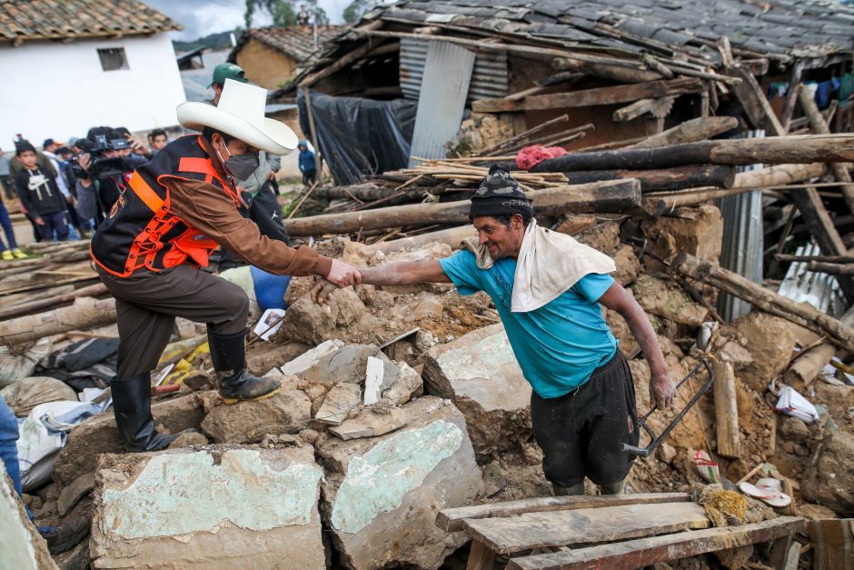 Per žemės drebėjimą Peru sužeista 12 žmonių, daugiau nei 2400 liko be namų
